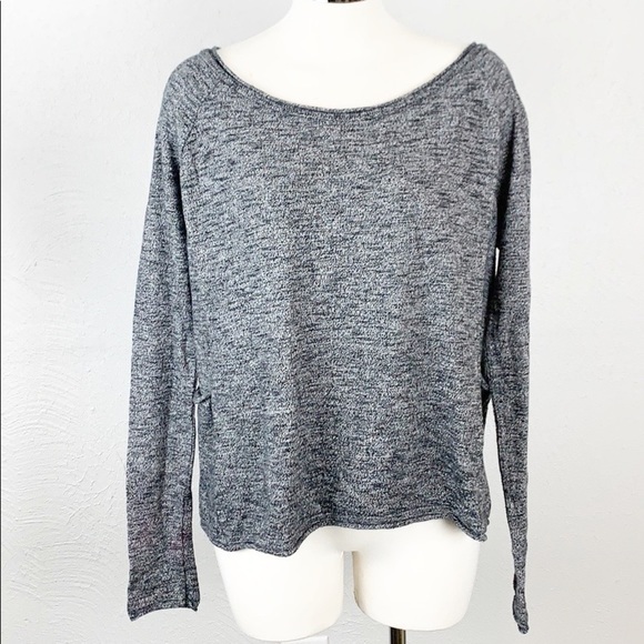 Zara Sweaters - Zara Knit Gray Marled Boatneck Sweater w Pockets!